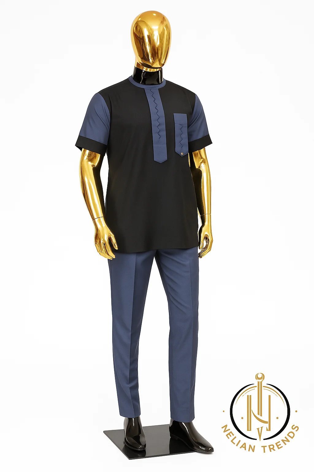 Front view of kaftan